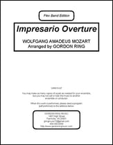 THE IMPRESARIO OVERTURE Concert Band sheet music cover